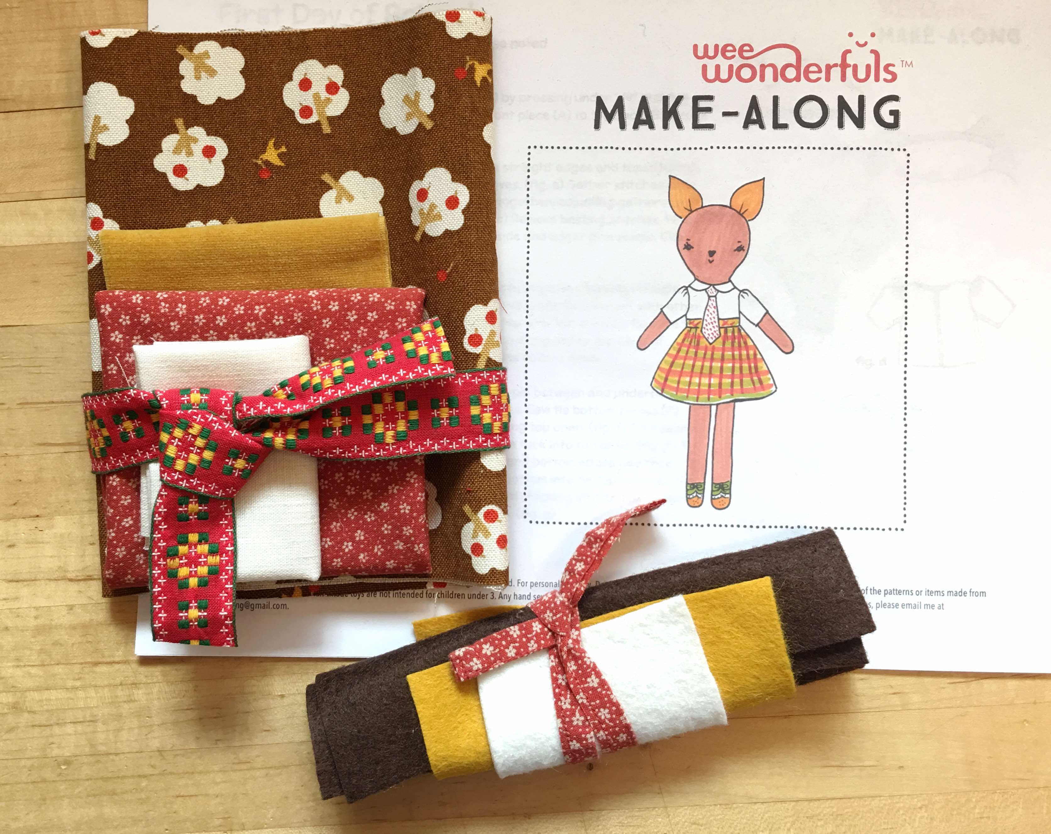 Make-Along Animal Doll & Sewing Patterns Bundle