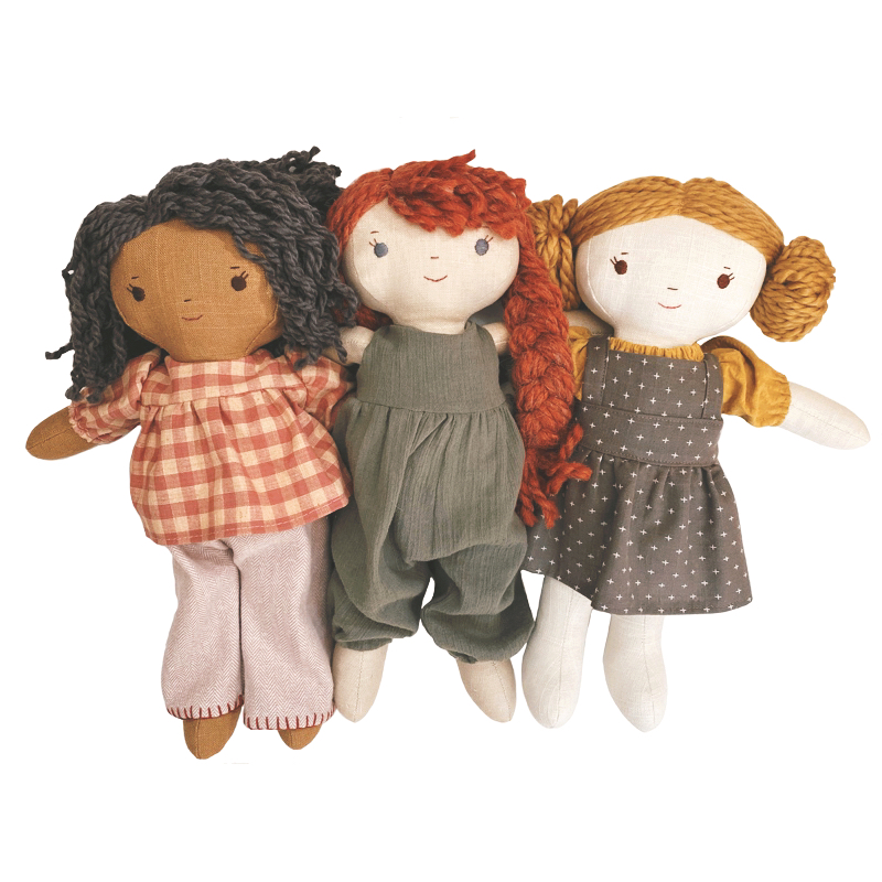 kit chloe and louise cloth doll sewing pattern