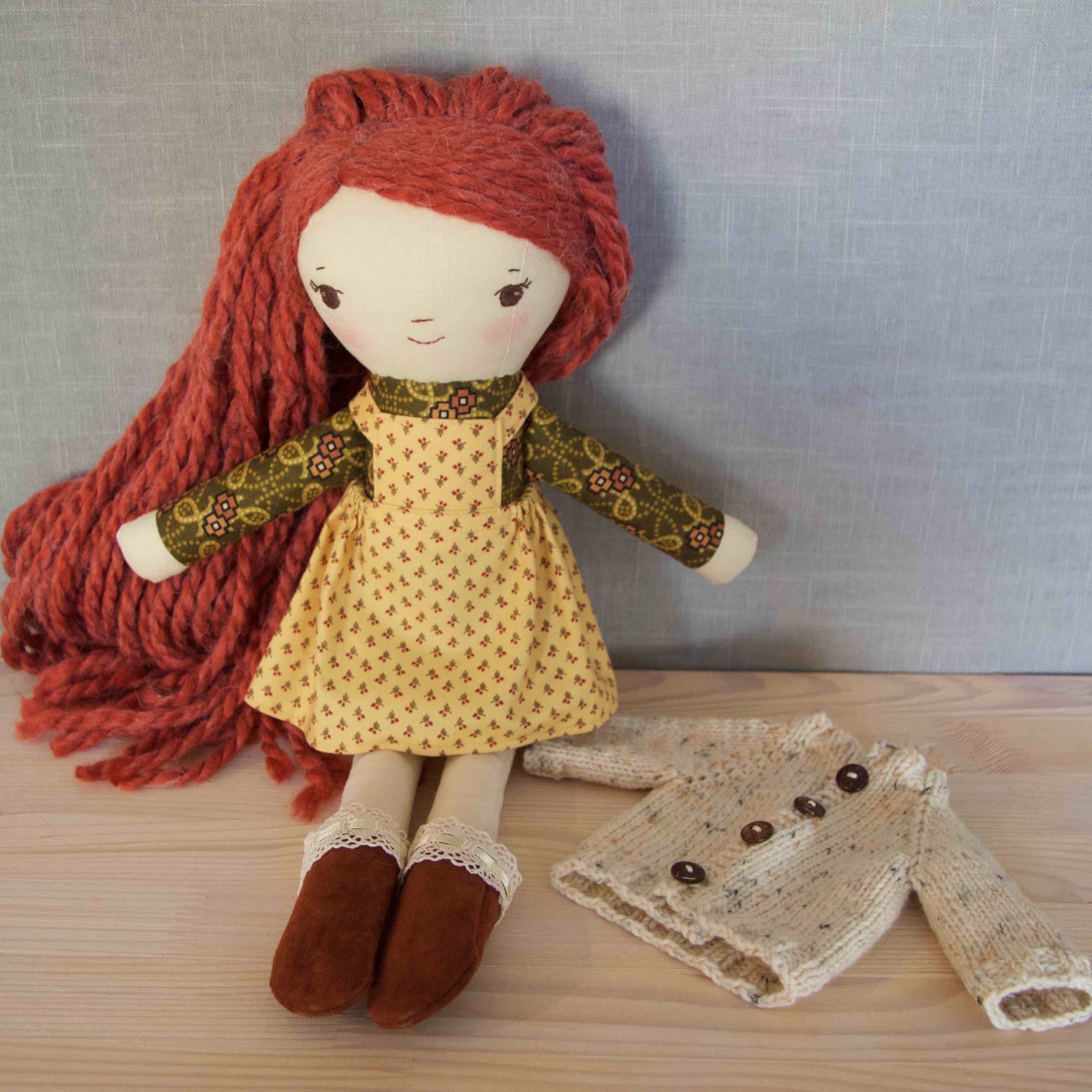 Wee Wonderfuls Handmade Doll