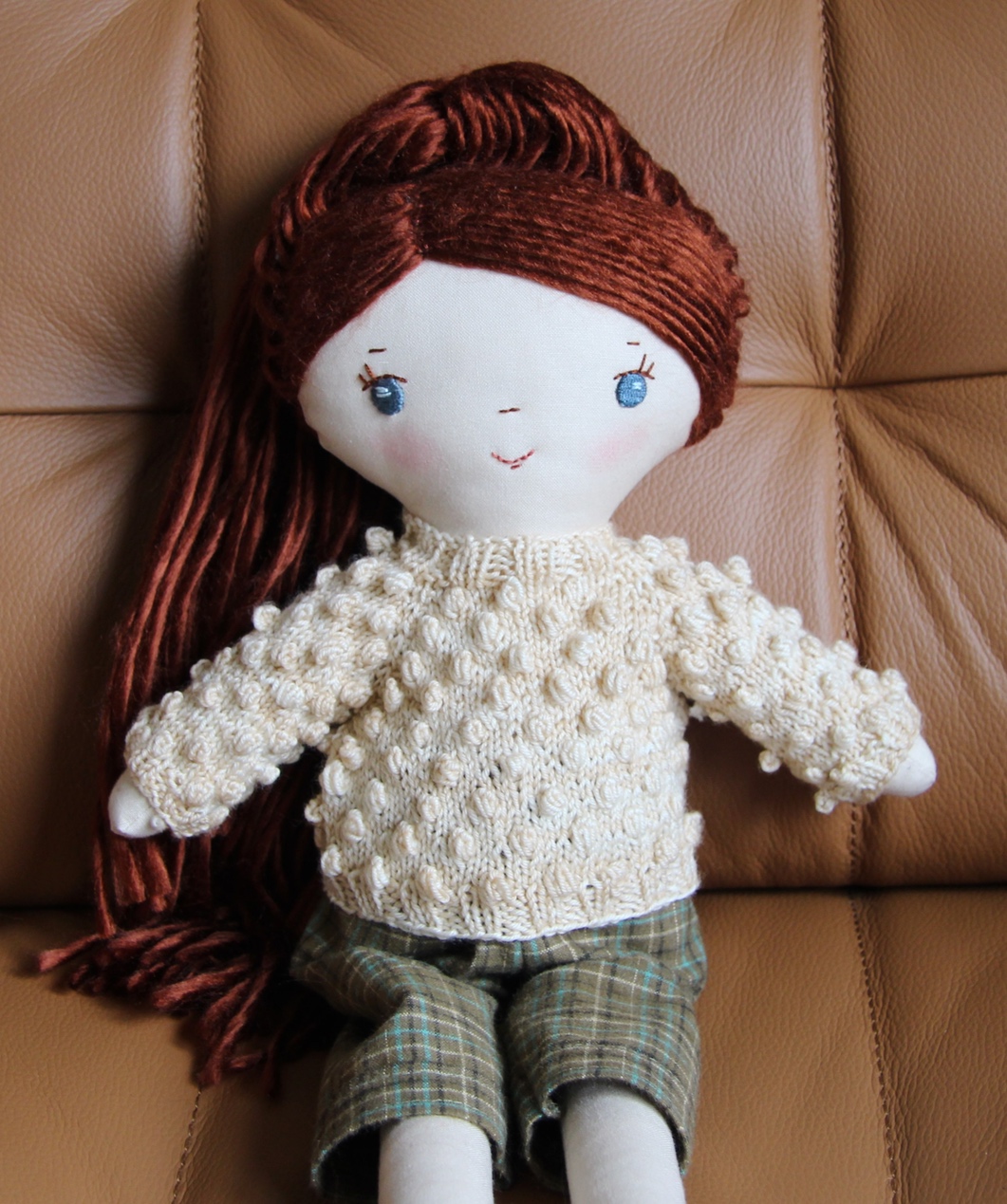 Pom Pom Sweater Knitting Pattern