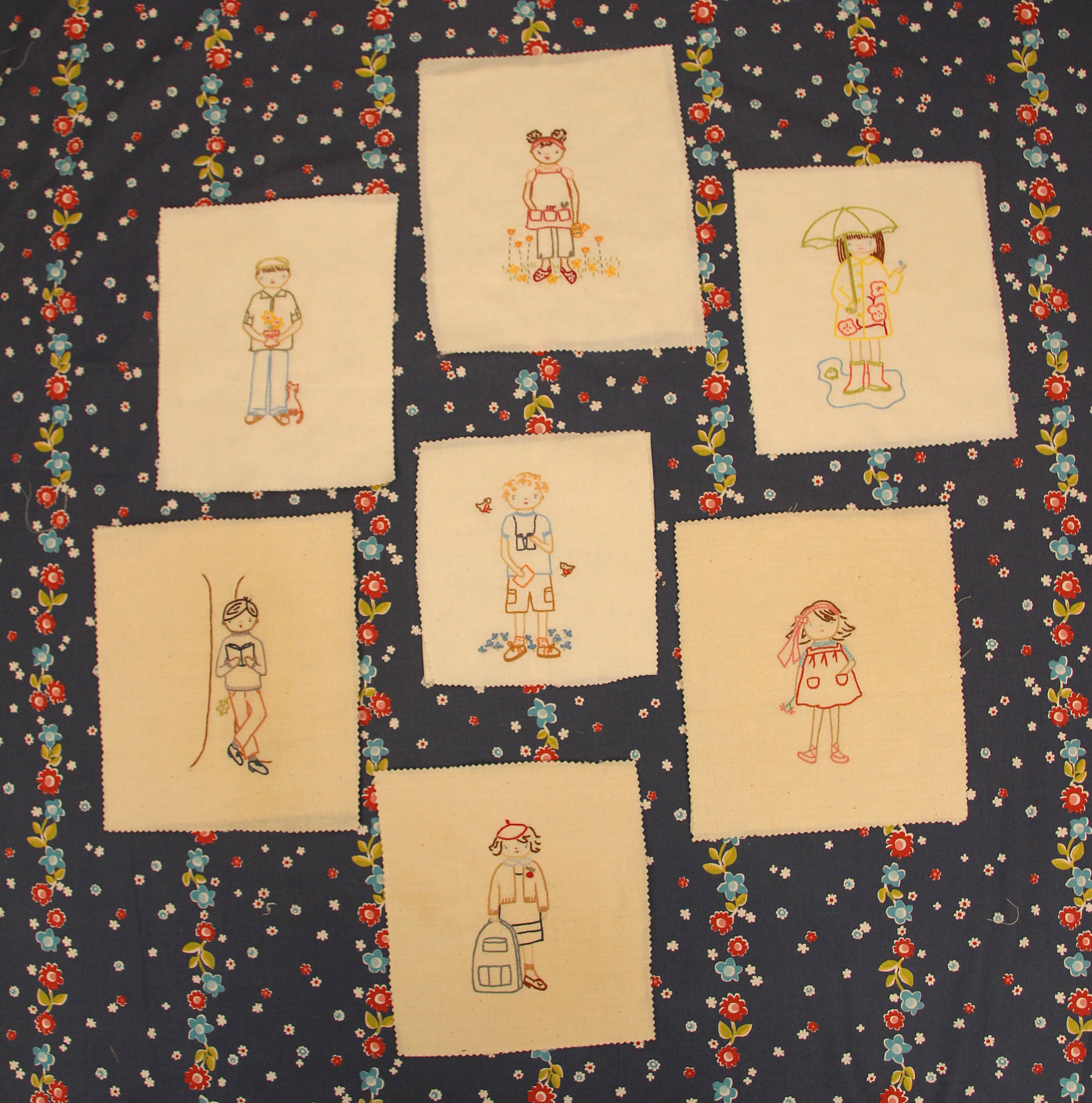 Wee Wonderkids Stitchettes embroidery patterns