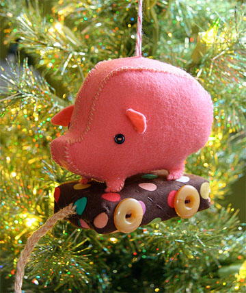 Pig on Wheels