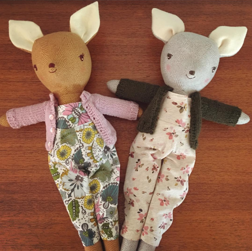 makealong dolls and sweater patterns at wee wonderfuls
