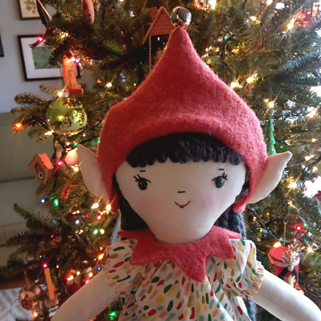 elf hat for Make-Along doll