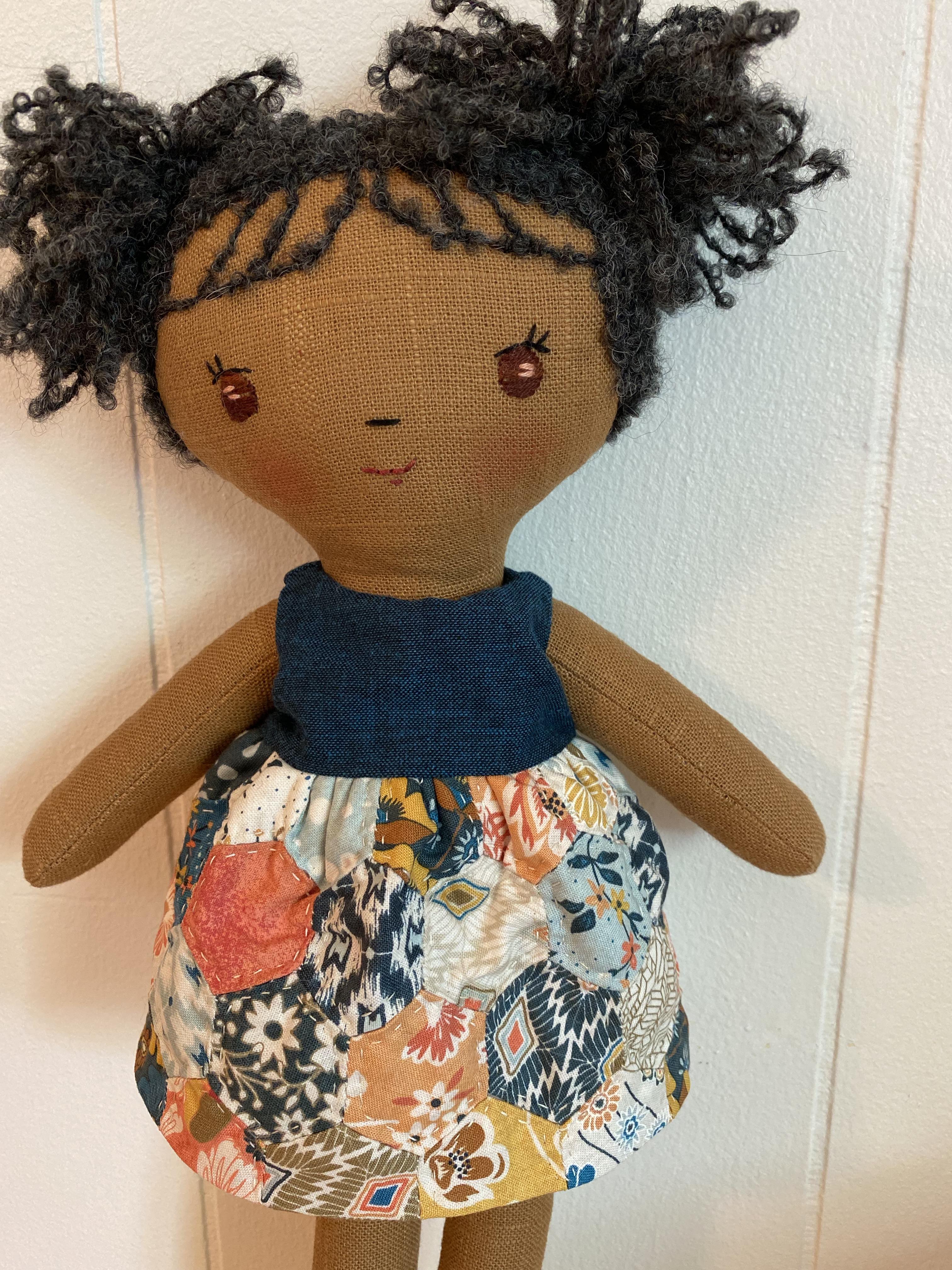 Wee Wonderfuls Handmade Doll