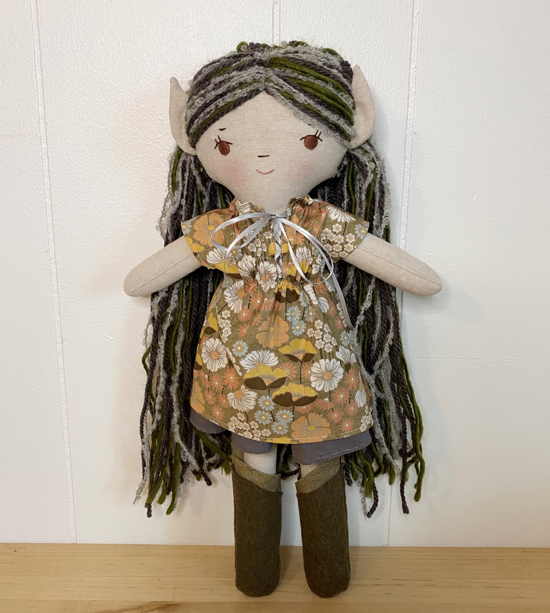 Wee Wonderfuls Handmade Doll