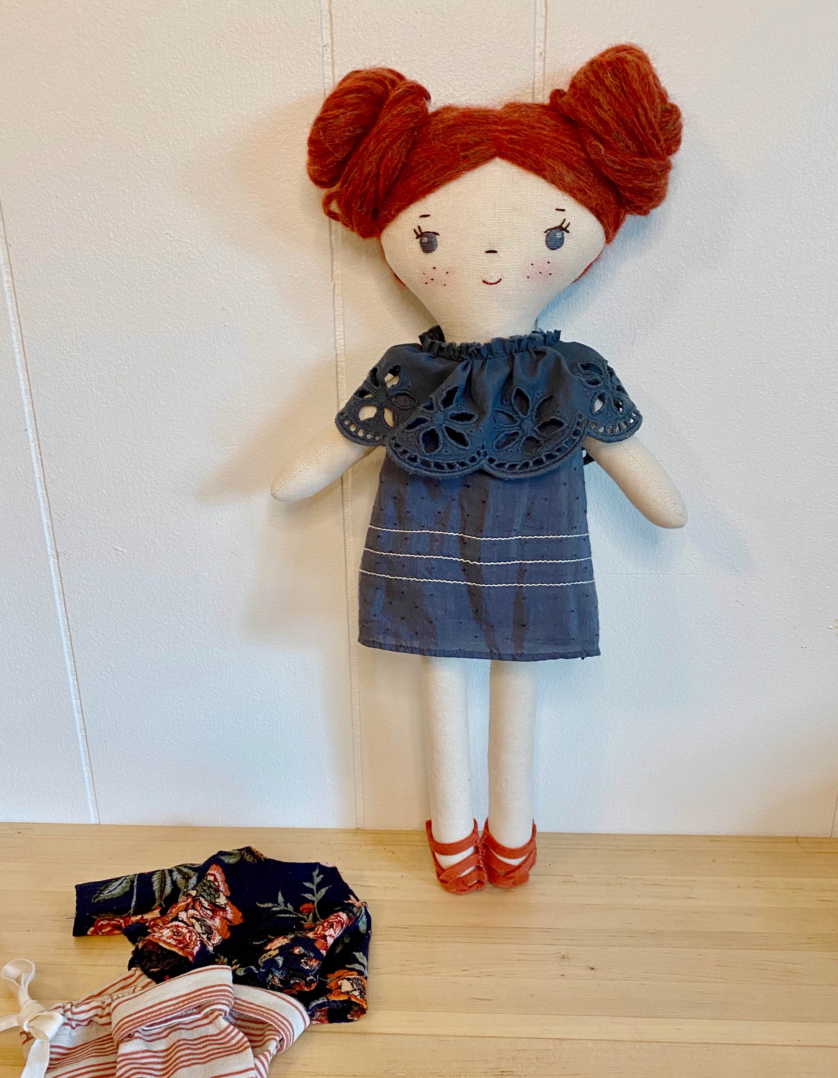 Wee Wonderfuls Handmade Doll