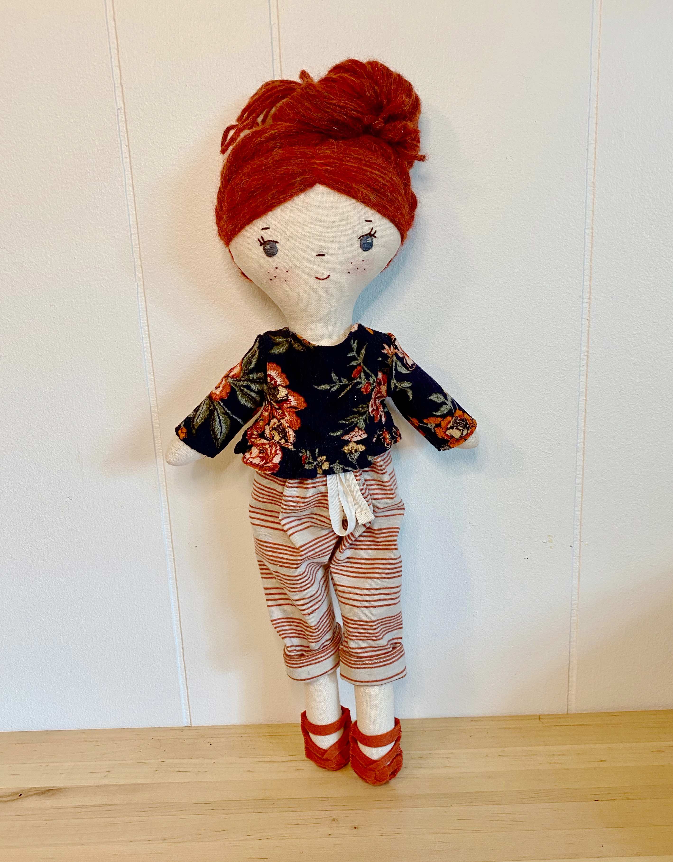 Wee Wonderfuls Handmade Doll