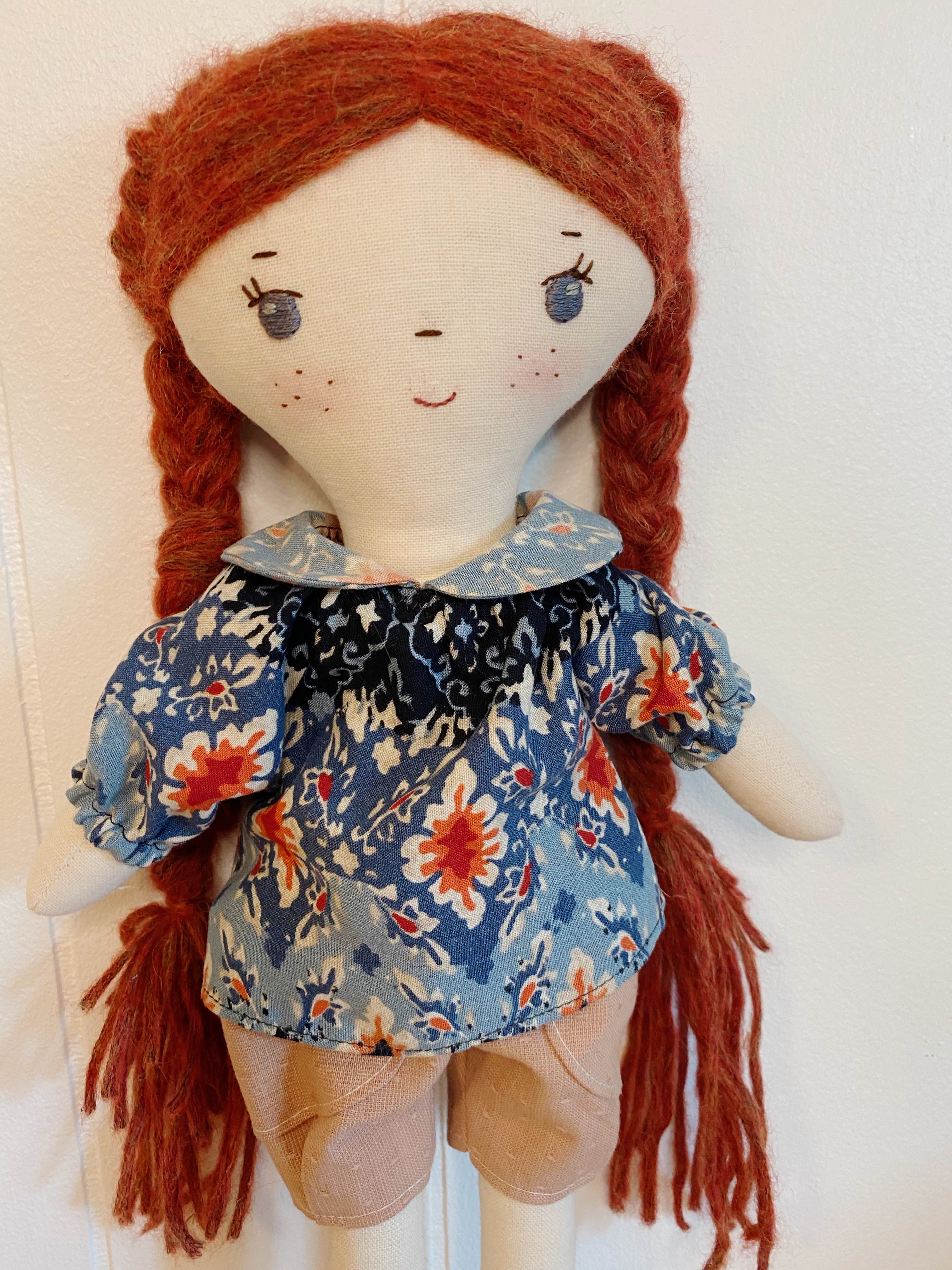 Wee Wonderfuls Handmade Doll