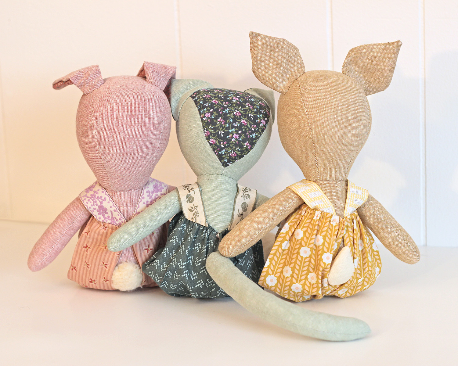 Make-Along Animals doll sewing pattern