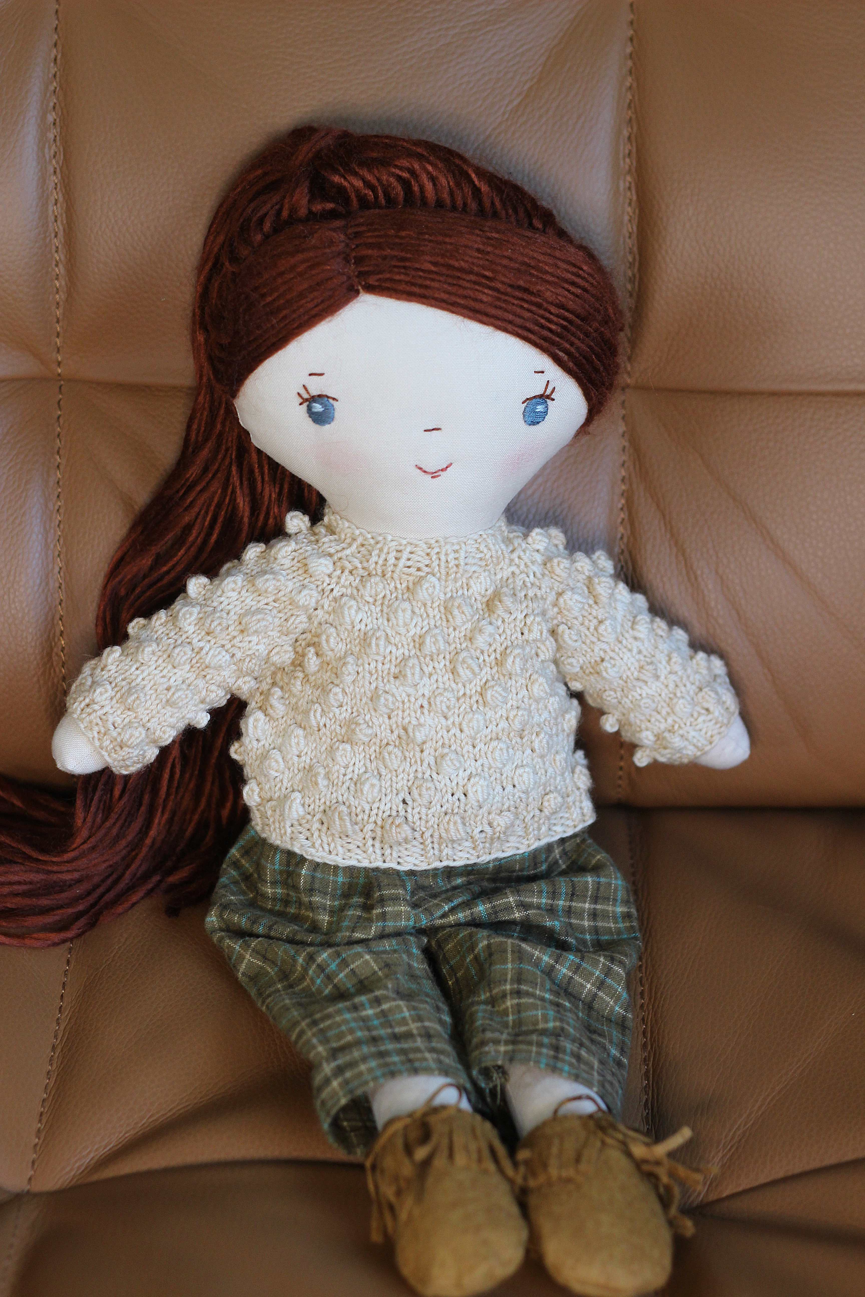 Pom Pom Sweater Knitting Pattern