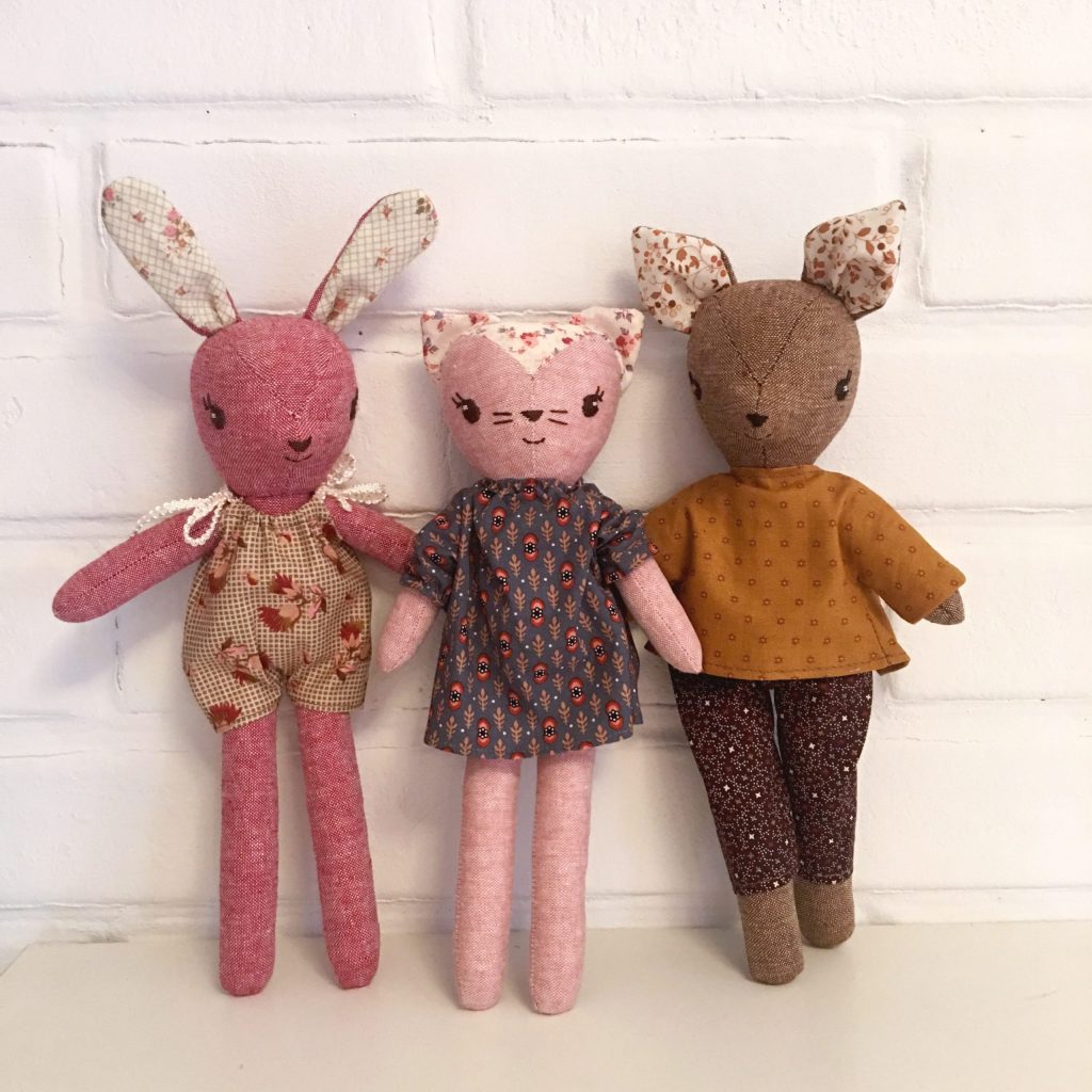 Wee Wonderfuls Make-Along Animal sewing pattern