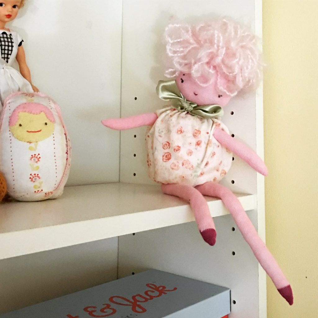 Handmade doll sewing pattern from book Wee Wonderfuls: 24 Dolls to Sew and Love