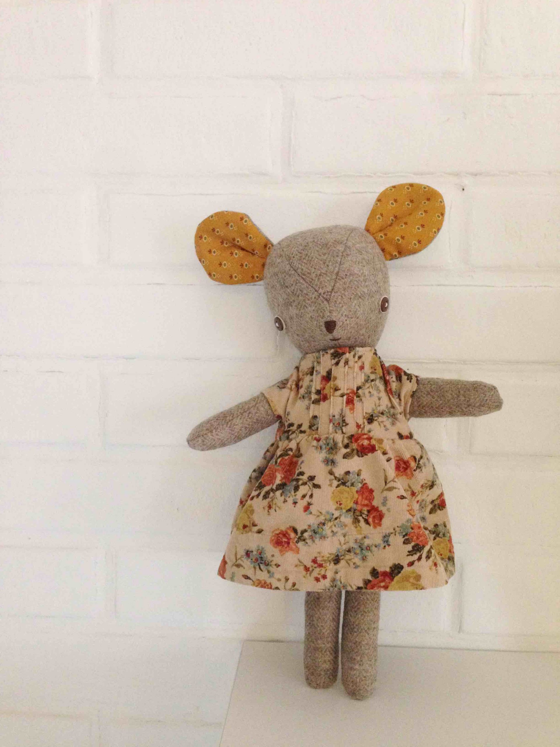 mouse doll in dress