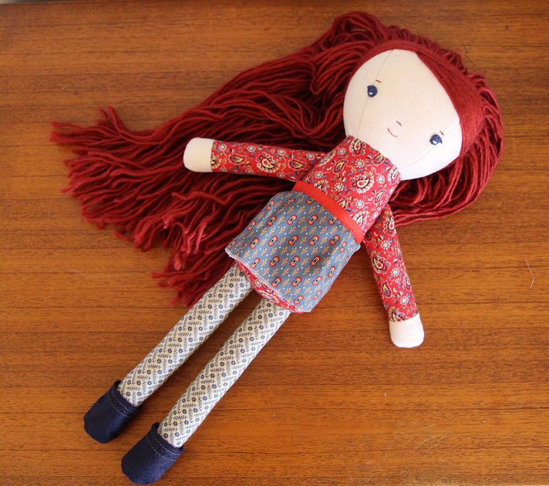 virginia, a handmade original doll at wee wonderfuls